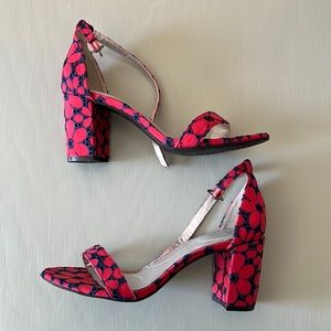 DSW Floral Heels